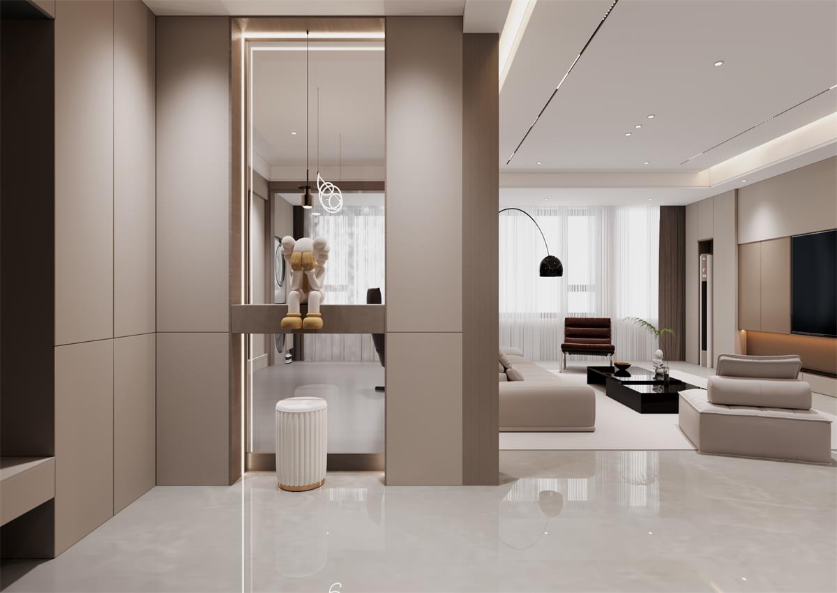 玉庭華府146㎡ | 自帶高級感的意式極簡家，一進(jìn)門就想哇塞！