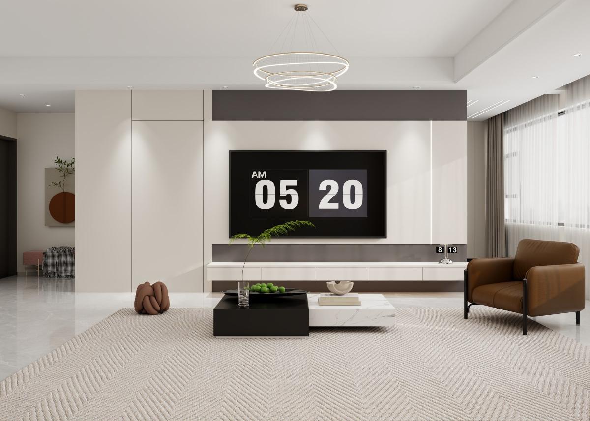 玉庭華府 | 135㎡現(xiàn)代簡(jiǎn)約風(fēng)，給生活做減法，舒適加倍！