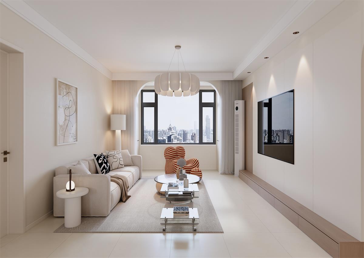 悅?！ぬ鞚櫢?53㎡ | 自帶溫柔濾鏡！奶油風(fēng)的家簡(jiǎn)直是「松弛感」頂流！