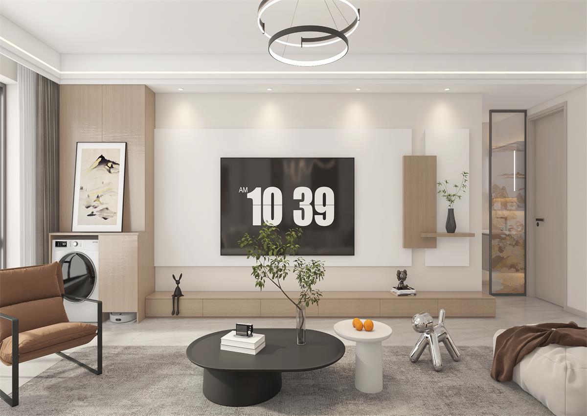 紫辰府128㎡ | 『奶油風(fēng)』不是刷個大白墻！溫馨、顯大、好打理才是核心！