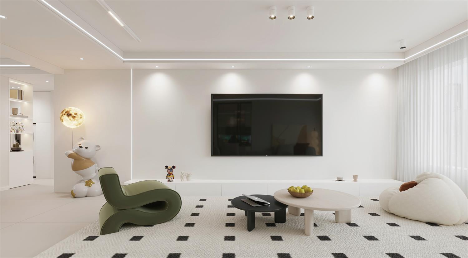 閱海萬(wàn)家G2區(qū) | 144m2軟軟糯糯奶油風(fēng)，一眼就淪陷的治愈感！