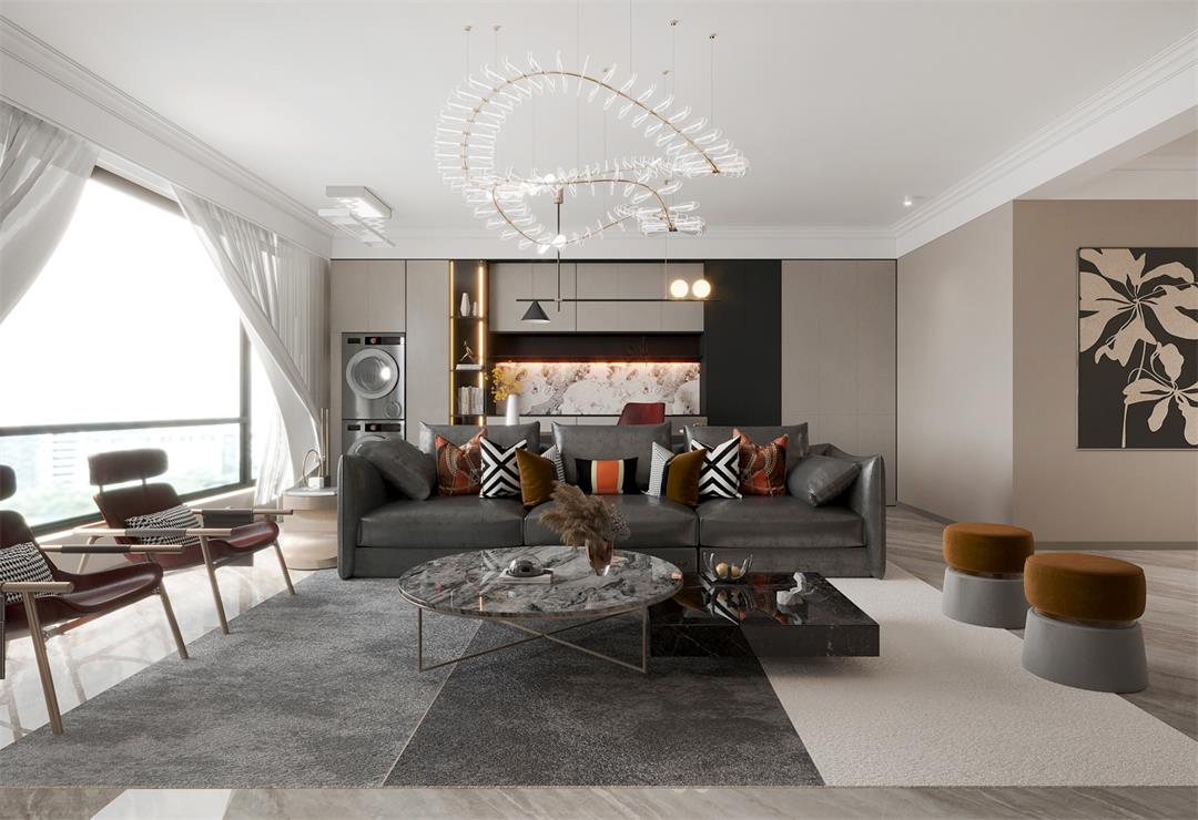 民生北府133㎡ | 沒跟風(fēng)！自己做主裝了現(xiàn)代風(fēng)的家，實(shí)用又耐看！