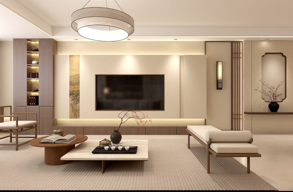 湖光印136㎡ | 宋式美學的含金量還在上升！直接拿下一家老小