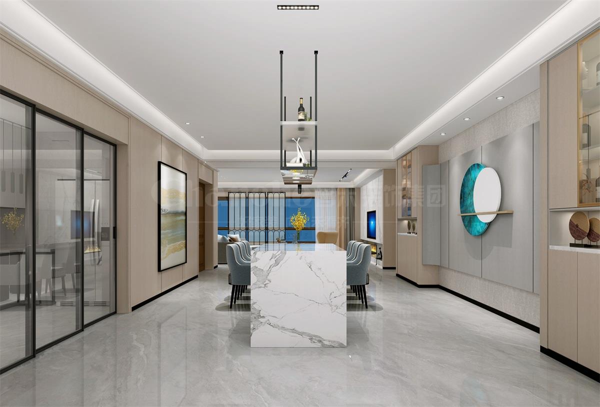 鳳凰華府320平米現代裝修效果圖